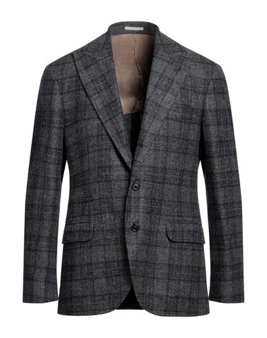 Brunello Cucinelli Man Blazer Lead Size 40 Alpaca Wool, Wool, Polyamide In Grey