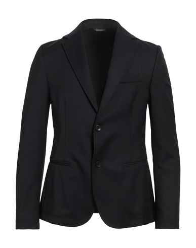 Daniele Alessandrini Homme Man Blazer Midnight Blue Size 40 Polyester, Viscose, Elastane