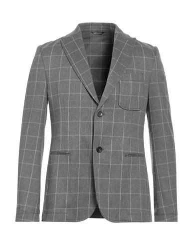 Shop Daniele Alessandrini Homme Man Blazer Grey Size 40 Polyester, Viscose, Elastane