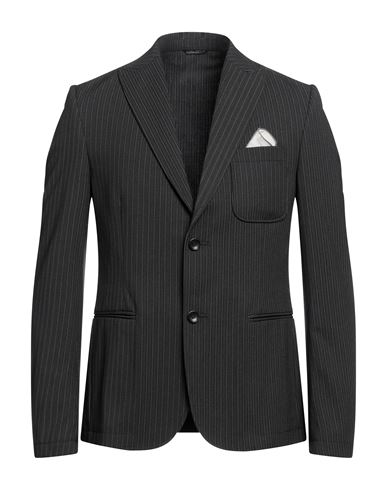 Shop Daniele Alessandrini Homme Man Blazer Steel Grey Size 42 Polyester, Viscose, Elastane
