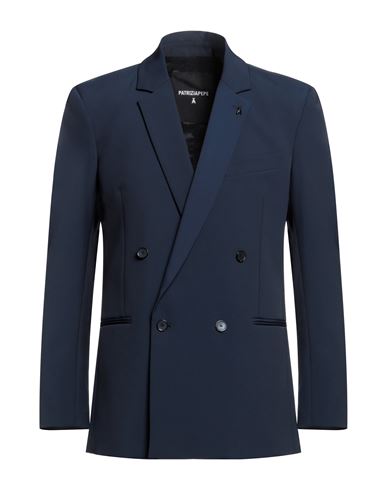 Man Blazer Black Size 40 Polyester, Elastane