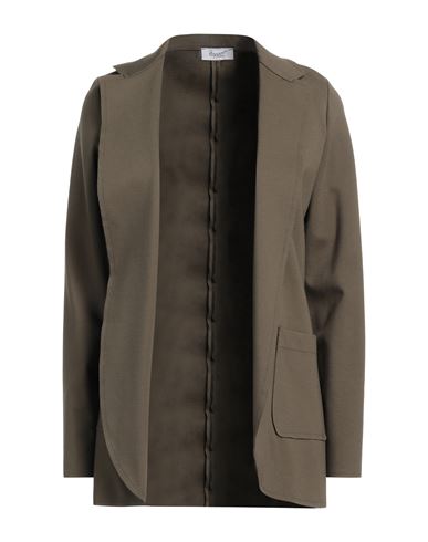 Hopper Woman Suit Jacket Military Green Size 4 Viscose, Nylon, Elastane