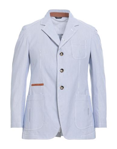 Tombolini Man Blazer White Size 40 Cotton, Silk