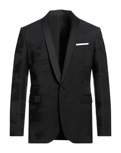 Neil Barrett Man Blazer Black Size 38 Virgin Wool, Elastane