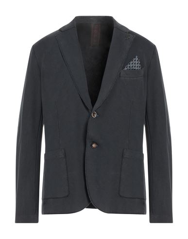 Bob Man Blazer Steel Grey Size 40 Cotton, Elastane