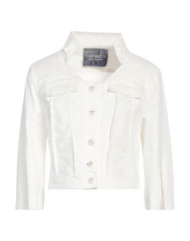 Elisa Cavaletti By Daniela Dallavalle Woman Blazer White Size 6 Cotton, Polyester, Elastane