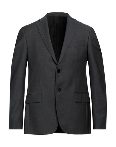 Lab. Pal Zileri Man Suit Jacket Steel Grey Size 38 Wool