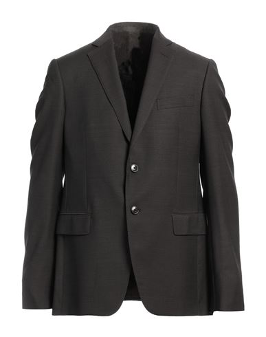 Lab. Pal Zileri Man Suit Jacket Dark Brown Size 42 Wool