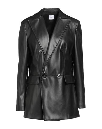 Eleonora Stasi Woman Blazer Black Size 10 Polyester, Polyurethane