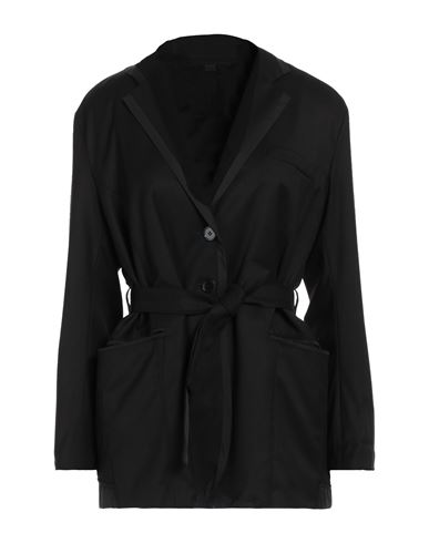 High Woman Blazer Black Size 4 Polyester, Rayon, Elastane