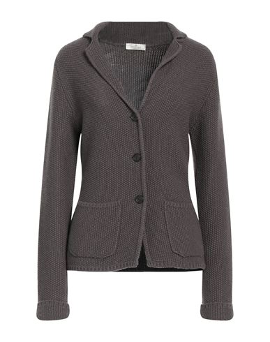 Panicale Woman Blazer Dove Grey Size 12 Merino Wool, Silk, Cashmere