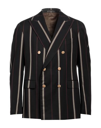 Lardini Man Suit Jacket Black Size 40 Wool