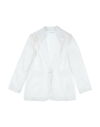 L:ú L:ú By Miss Grant Babies'  Toddler Boy Blazer Ivory Size 6 Polyester In White