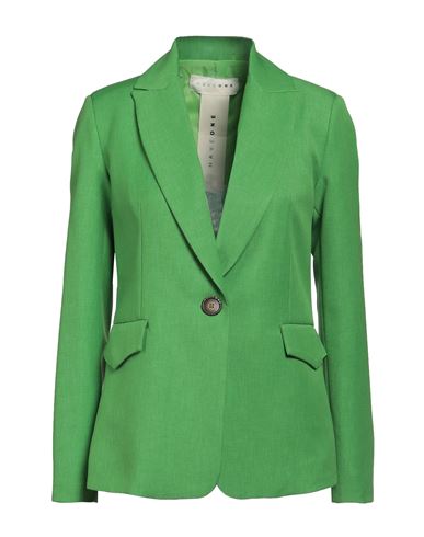 Haveone Woman Suit Jacket Light Green Size Xl Polyester
