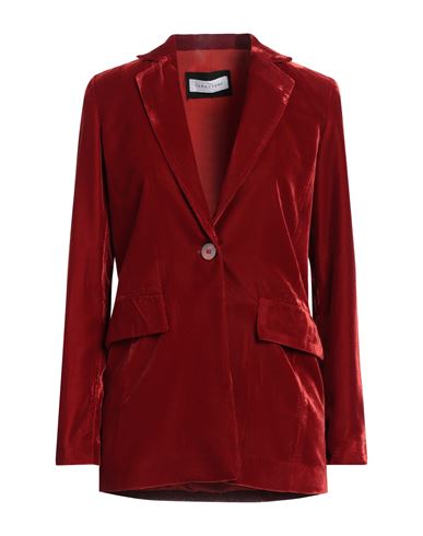 Caractere Caractère Woman Blazer Red Size 6 Polyester