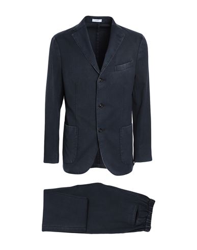 Boglioli Man Suit Midnight Blue Size 46 Virgin Wool