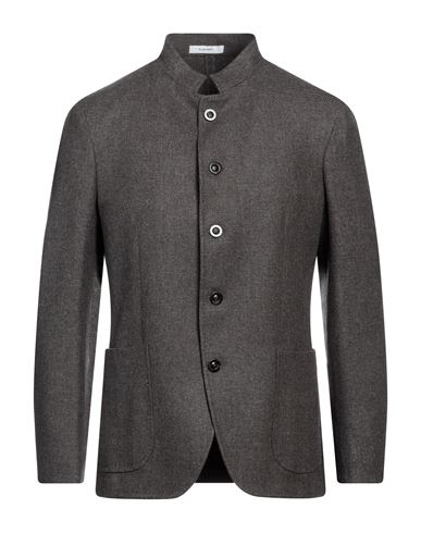 Boglioli Man Suit Jacket Dark Brown Size 40 Virgin Wool