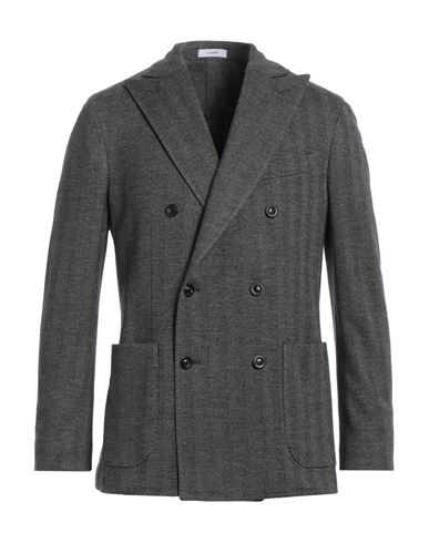 Boglioli Man Blazer Lead Size 44 Cotton, Wool In Gray