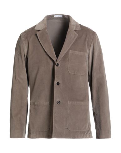 Boglioli Man Blazer Khaki Size 42 Cotton In Brown