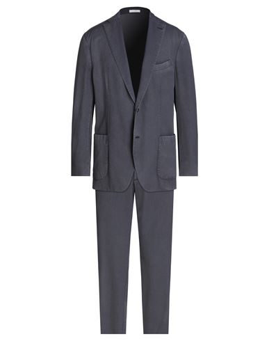 Boglioli Man Suit Slate Blue Size 42 Virgin Wool