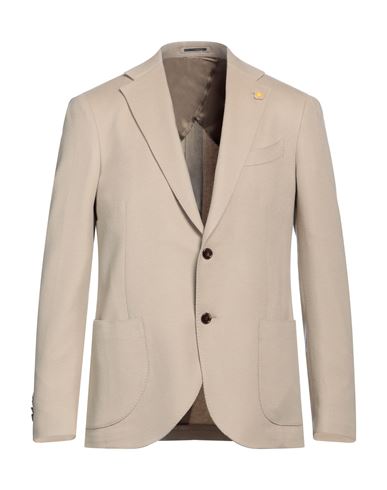 Lardini Man Blazer Ivory Size 40 Cashmere, Silk In White