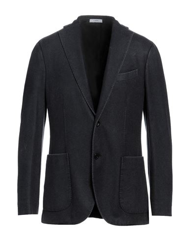 Boglioli Man Suit Jacket Steel Grey Size 38 Cashmere