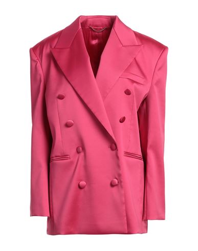 Magda Butrym Woman Blazer Fuchsia Size 2 Polyester, Polyamide, Elastane In Pink
