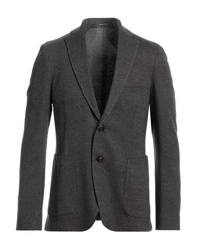 Angelo Nardelli Man Suit Jacket Navy Blue Size 46 Cotton, Wool