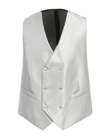 Sartoria Latorre Man Vest Light Grey Size 44 Silk