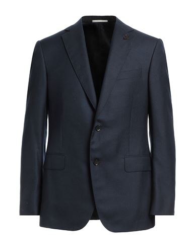 Pal Zileri Man Suit Jacket Midnight Blue Size 50 Cashmere