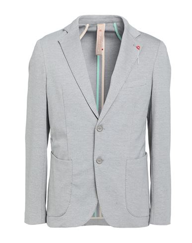 Bernese Milano Man Blazer Grey Size 34 Cotton, Polyamide, Elastane