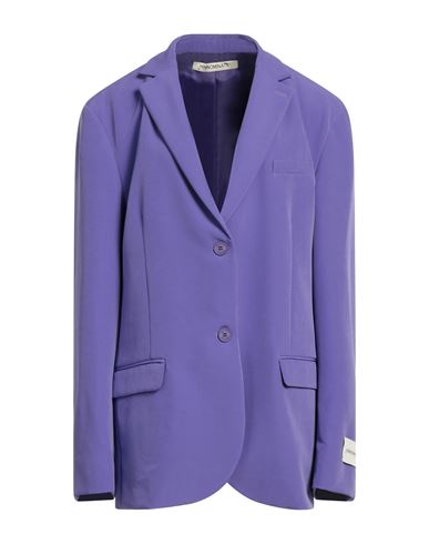 Hinnominate Woman Blazer Purple Size L Polyester, Elastane In Purple