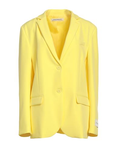 Hinnominate Woman Blazer Yellow Size S Polyester, Elastane