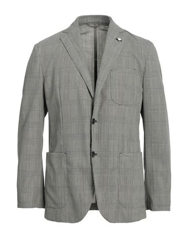 L.b.m 1911 L. B.m. 1911 Man Suit Jacket Grey Size 40 Wool