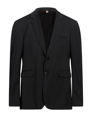 Burberry Man Suit Jacket Black Size 34 Wool