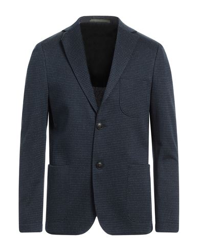 Pal Zileri Man Suit Jacket Blue Size 40 Cotton