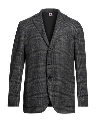 Luigi Borrelli Napoli Man Suit Jacket Lead Size 44 Cashmere In Grey
