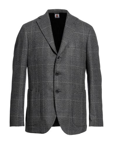 Luigi Borrelli Napoli Man Suit Jacket Steel Grey Size 42 Cashmere