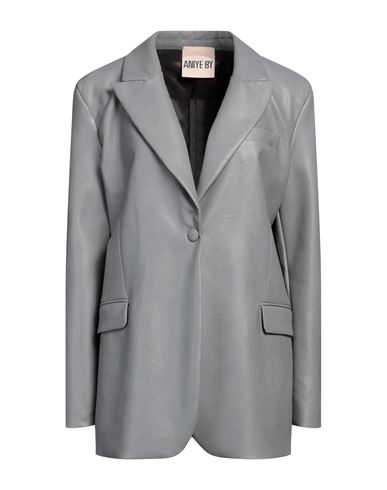 Aniye By Woman Blazer Grey Size 4 Viscose In Gray