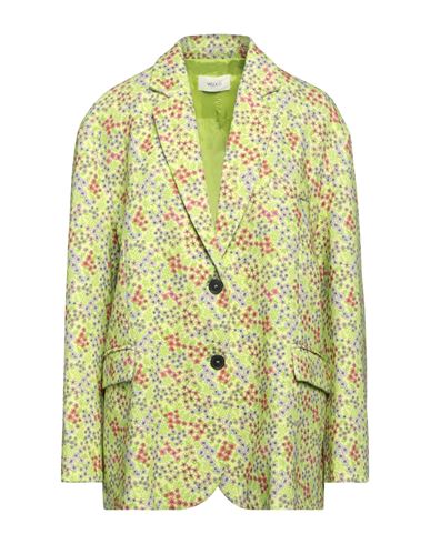 Vicolo Woman Suit Jacket Acid Green Size Onesize Cotton