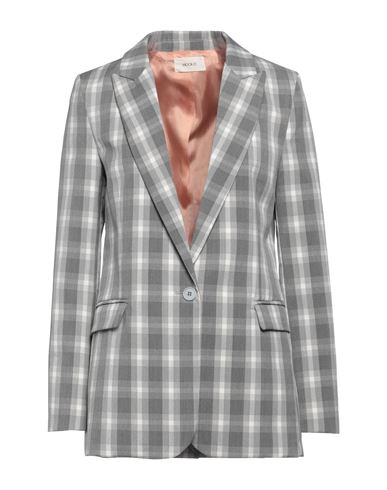 Vicolo Woman Blazer Grey Size S Polyester, Viscose, Elastane