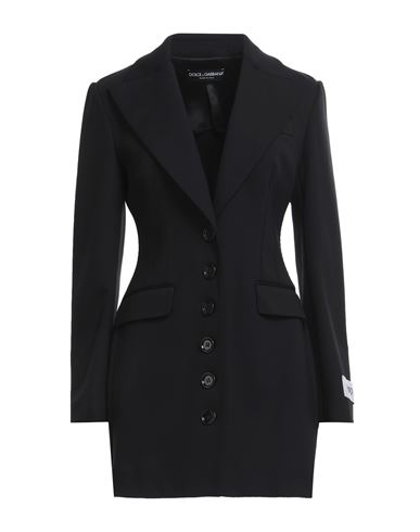 Dolce & Gabbana Woman Blazer Black Size 8 Polyamide, Elastane