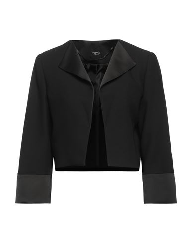 Mem.js Mem. Js Woman Suit Jacket Black Size 10 Polyester