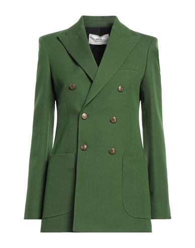 Ami Alexandre Mattiussi Woman Blazer Green Size 4 Virgin Wool