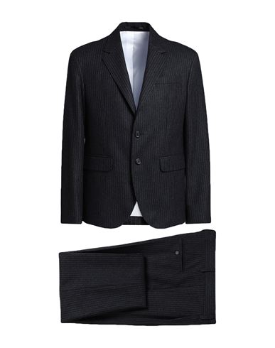 Shop Dsquared2 Man Suit Steel Grey Size 44 Wool