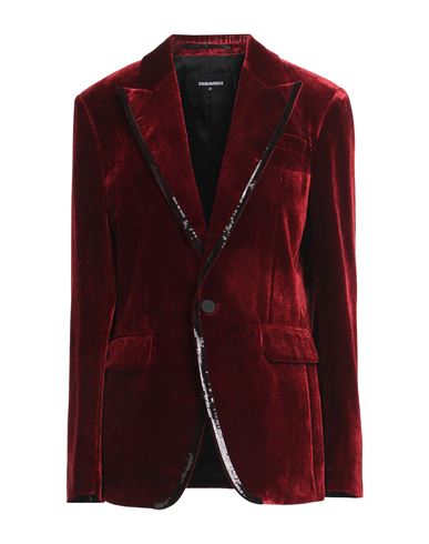 Shop Dsquared2 Woman Blazer Red Size 8 Viscose, Polyester