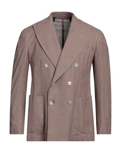 Barba Napoli Man Suit Jacket Dove Grey Size 38 Cotton