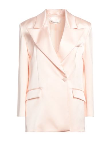 Nineminutes Woman Suit Jacket Light Pink Size 6 Polyester, Elastane, Viscose