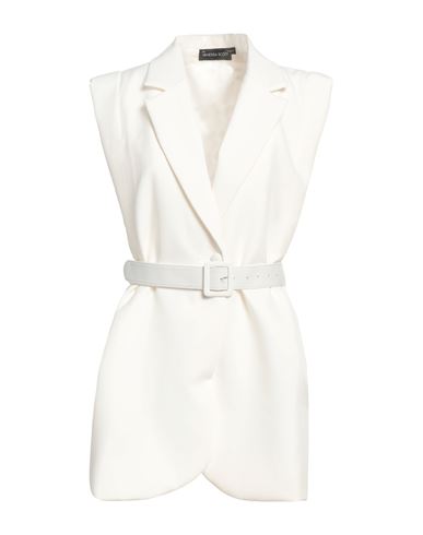 Vanessa Scott Woman Mini Dress Ivory Size M Polyester, Elastane In White