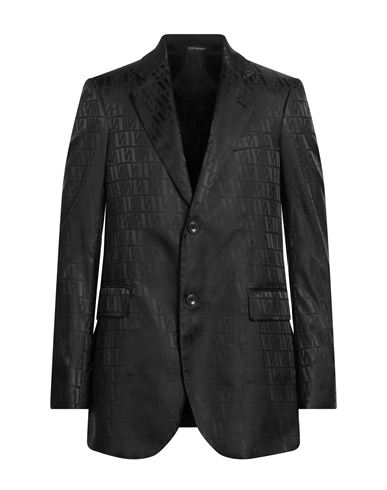 Emporio Armani Man Suit Jacket Black Size 44 Polyamide